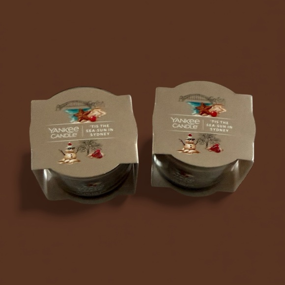 Yankee Candle Holiday Set ‘Tis the Sea - Sun in Sydney Tan New - Picture 5 of 5